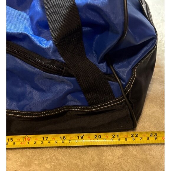 Blue & Yellow Bell Sports Duffel Bag Mesh Pockets & Adjustable Strap Travel 22" - Picture 10 of 11